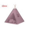 Méga Lot: Tente de Tipi + Tapis de Jeu + Oreillers + Plumes Violet Pastel