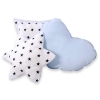 Méga Lot: Tipi pour Enfant avec Tapis de Jeu et Oreillers Bleu