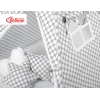 Méga Lot: Tipi pour Enfant avec Tapis de Jeu et Oreillers Gris