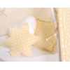 Méga Set: Tipi avec Tapis de Sol et Oreillers Beige à Pois