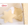 Méga Set: Tipi avec Tapis de Sol et Oreillers Beige à Pois