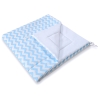 Méga Set: Tipi avec Tapis de Sol et Oreillers Bleu Chevron