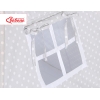 Méga Set: Tipi avec Tapis de Sol et Oreillers Gris à Pois