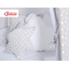 Méga Set: Tipi avec Tapis de Sol et Oreillers Gris à Pois