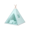 Méga Set: Tipi avec Tapis de Sol et Oreillers Menthe