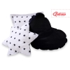 Méga Set: Tipi avec Tapis de Sol et Oreillers Noir