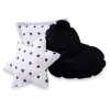 Méga Set: Tipi avec Tapis de Sol et Oreillers Noir