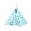 Méga Set: Tipi pour Enfant avec Tapis de Jeu et Oreillers Menthe Maroc