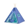 Méga Set: Tipi pour Enfant avec Tapis de Sol et Oreillers + Plumes