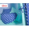 Méga Set: Tipi pour Enfant avec Tapis de Sol et Oreillers + Plumes