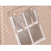Méga Set: Tipi pour Enfant avec Tapis de Sol et Oreillers + Plumes Brun à Pois