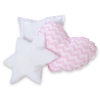 Méga Set: Tipi pour Enfant avec Tapis de Sol et Oreillers + Plumes Rose Chevron