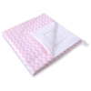 Méga Set: Tipi pour Enfant avec Tapis de Sol et Oreillers + Plumes Rose Chevron