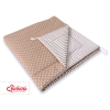 Mini Lot: Tente de Tipi + Tapis de Jeu + Plumes Décoratives Brun Beige à Pois