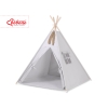 Mini Lot: Tente de Tipi + Tapis de Jeu + Plumes Décoratives Gris