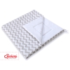 Mini Lot: Tente de Tipi + Tapis de Jeu + Plumes Décoratives Gris Chevron