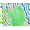 Mini Lot: Tente de Tipi + Tapis de Jeu + Plumes Décoratives Vert Bleu Chevron