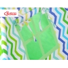Mini Lot: Tente de Tipi + Tapis de Jeu + Plumes Décoratives Vert Bleu Chevron