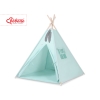 Mini Lot: Tipi pour Enfant avec Tapis de Jeu et Plumes Décoratives Menthe