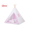 Mini Lot: Tipi pour Enfant avec Tapis de Jeu et Plumes Décoratives Rose
