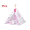 Mini Lot: Tipi pour Enfant avec Tapis de Jeu et Plumes Décoratives Rose