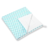 Mini Lot: Tipi pour Enfant avec Tapis de Jeu et Plumes Décoratives Turquoise