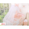 Moustiquaire de Lit Bébé Mousseline Rose Poudré Prince / Princess