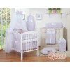 Moustiquaire en Tulle pour Berceau Landau Rose Fleurs Cœurs