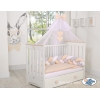 Moustiquaire en Tulle pour Lit Bébé Blanc Mousseline