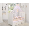 Moustiquaire en Tulle pour Lit Bébé Blanc Mousseline