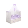 Moustiquaire en Tulle pour Lit Bébé Lila Mousseline