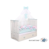 Moustiquaire en Tulle pour Lit Bébé Menthe Mousseline