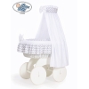 Nouvelles Housses de Rechange pour le Berceau de Bébé Zigzag Gris