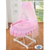 Nouvelles Housses de Rechange pour le Berceau en Osier Rose