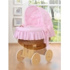 Nouvelles Housses de Rechange pour le Berceau en Osier Rose Rose