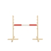 Obstacle de Saut pour Hobby Horse 80 cm Incl. Barre Rouge