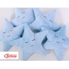 Oreiller LITTLE STAR avec Hochet Bleu