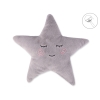 Oreiller LITTLE STAR avec Hochet Gris