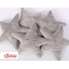 Oreiller LITTLE STAR avec Hochet Gris