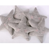 Oreiller LITTLE STAR avec Hochet Gris