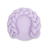 Oreiller Tressé Bébé Donut Lila
