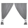 Paire de Rideaux de Chambre de Bébé  Anthracite Prince / Princess
