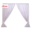 Paire de Rideaux de Chambre de Bébé Rose Fleurs Cœurs