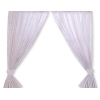 Paire de Rideaux de Chambre de Bébé Rose Fleurs Cœurs