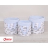 Panier à Jouets Double Face L Gris Bleu Des Nuages