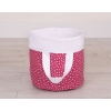Panier à Jouets Double Face M Blanc Bordeaux Bordeaux