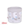 Panier à Jouets Double Face M Gris Bleu étoiles
