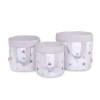 Panier à Jouets Double Face M Gris Bleu étoiles