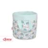 Panier à Jouets Double Face M Menthe Hérissons