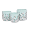 Panier à Jouets Double Face M Menthe Hérissons